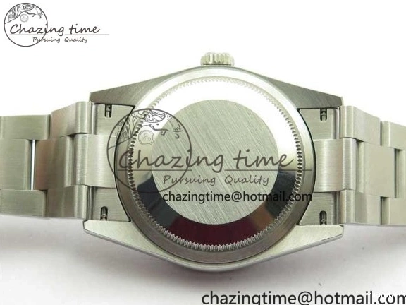 Blue 36mm Perpetual Dial Edition BP Best Bracelet 126000 Dark Oyster on SS 0412